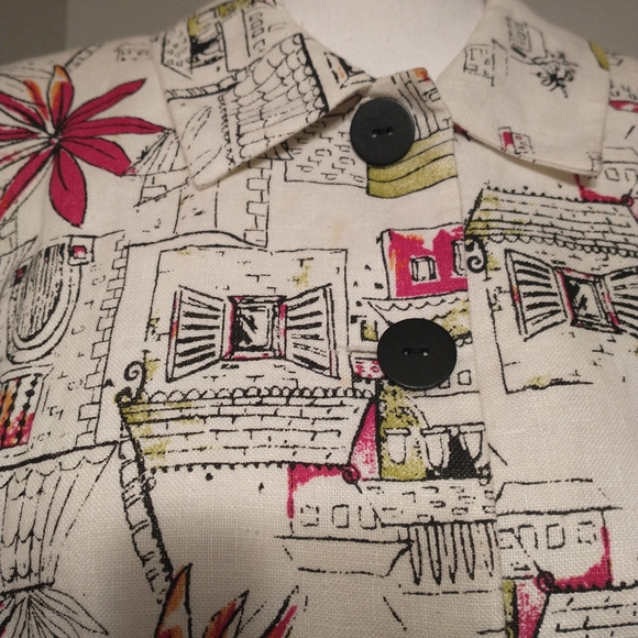 Anthracite Print Jacket size 14 GUC - Picture 2 of 5